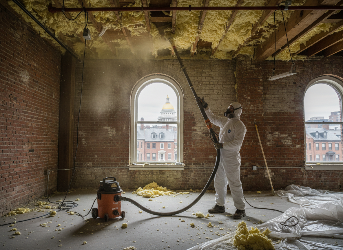 Commercial Spray Foam Removal in Boston, Lincolnshire