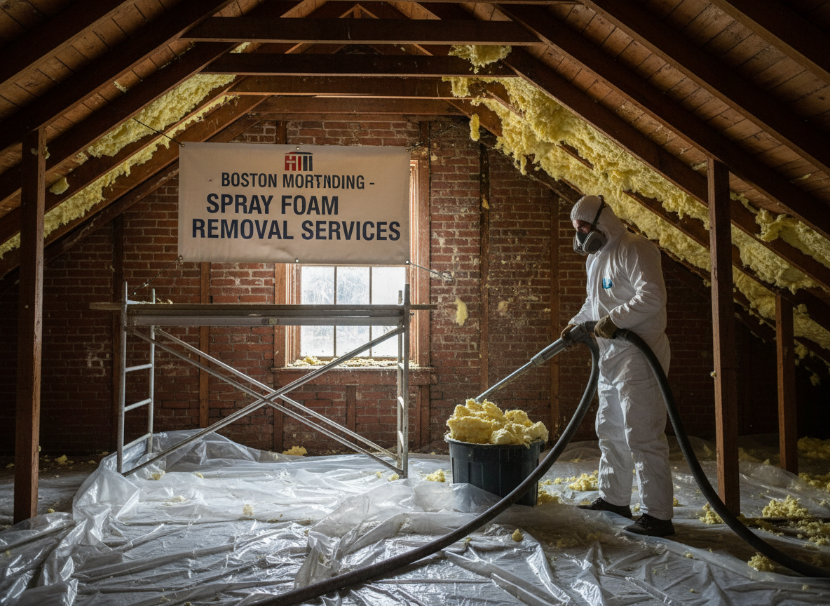 Spray Foam Removal Boston in Kirton, Lincolnshire PE20 1
