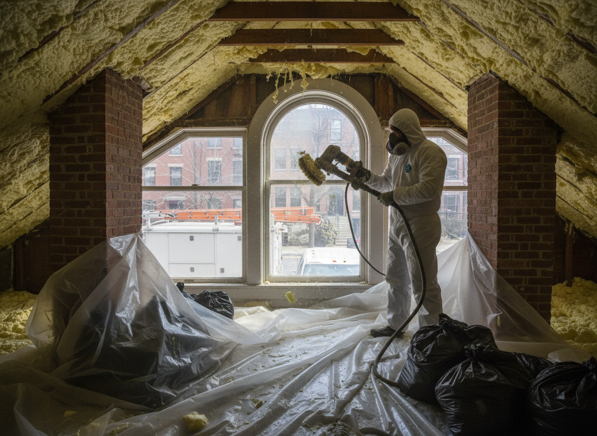 Residential Spray Foam Removal in Boston, Lincolnshire