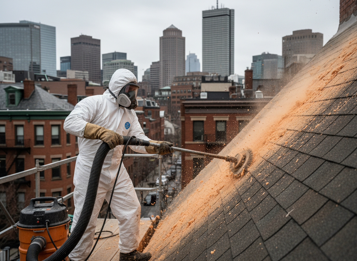 Roof Spray Foam Removal in Boston, Lincolnshire