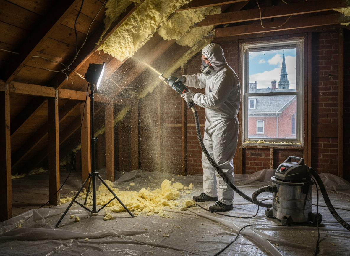 Spray Foam Removal in Spalding